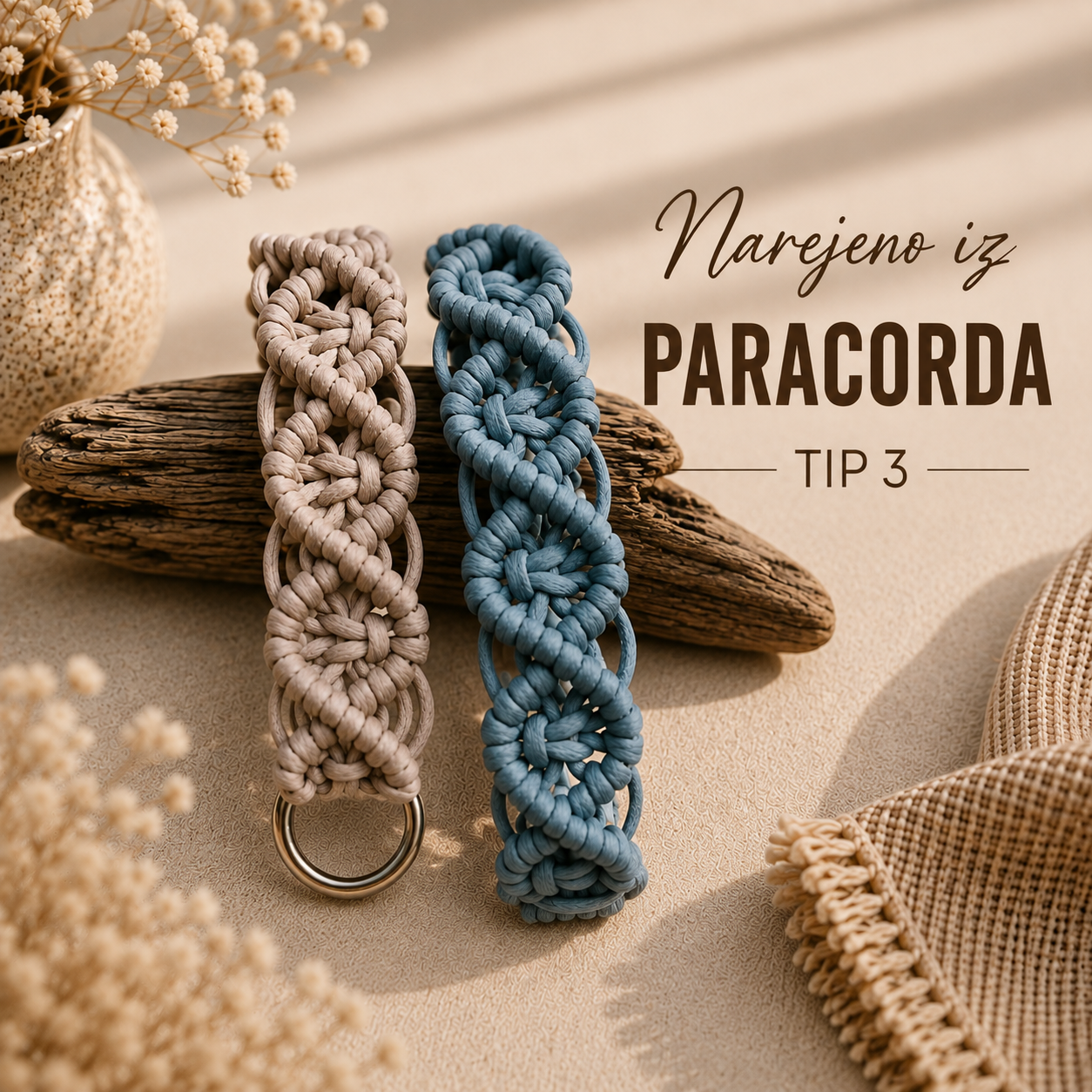Pletena ovratnica Deluxe Boho