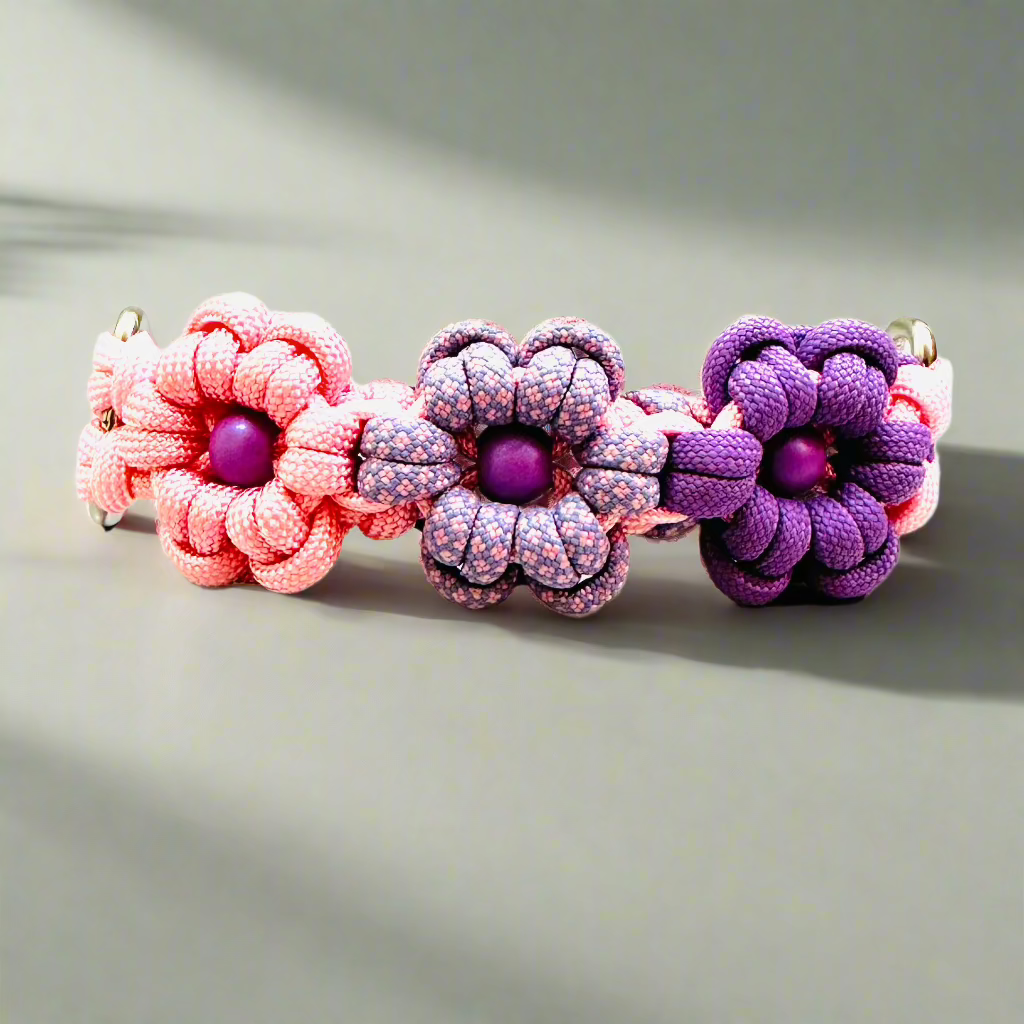 Waterproof collar adapter with flowers