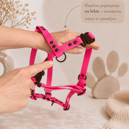 Looppaws Adjustable Y-Harness with Double Attachment Points