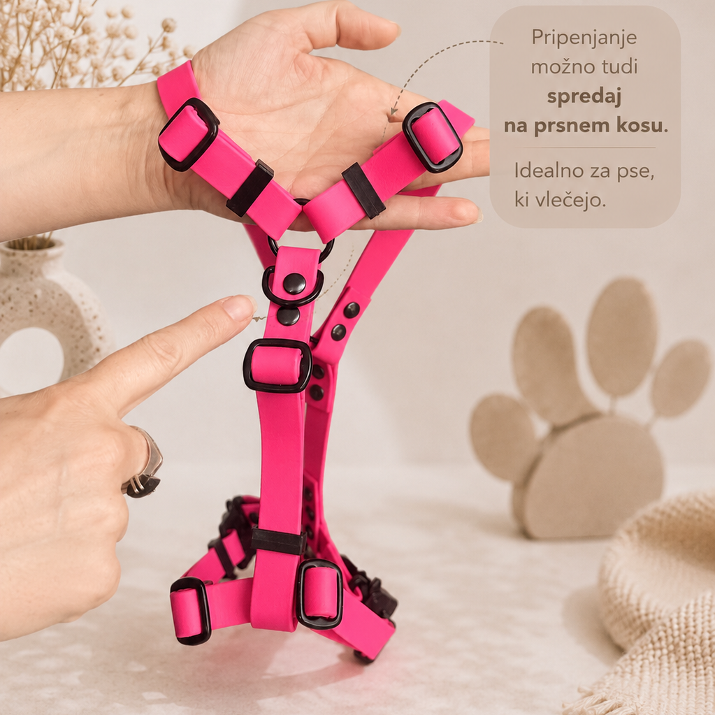 Looppaws Adjustable Y-Harness with Double Attachment Points