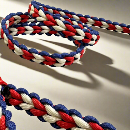 paracord povodec z luksuznimi srcki za eleganten videz